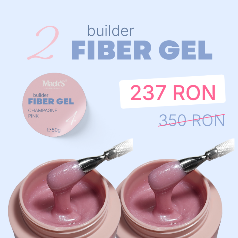 2X Fiber Champagne Pink 4/50g.