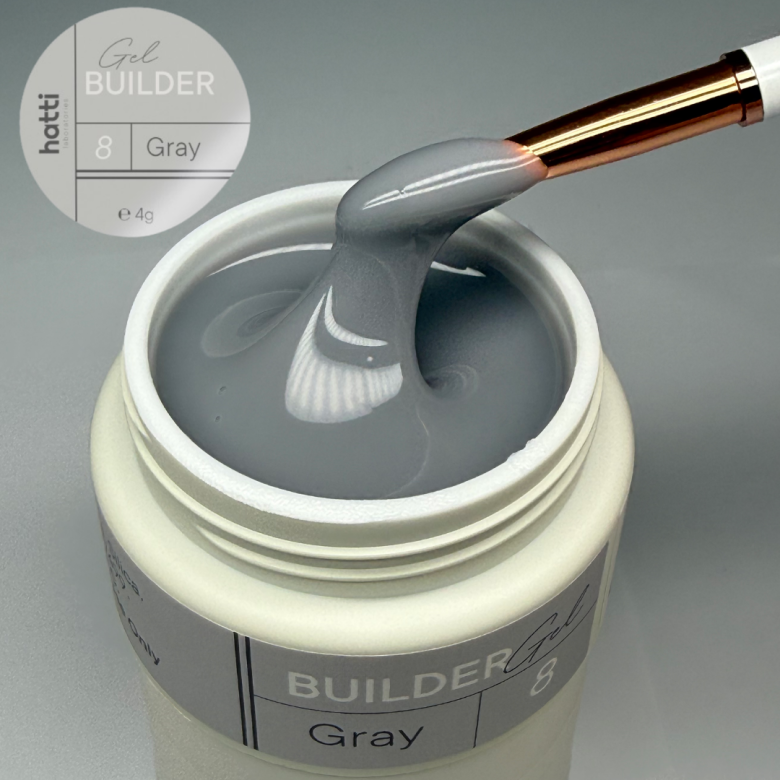 Builder Gel Gray Nr.8/4gr