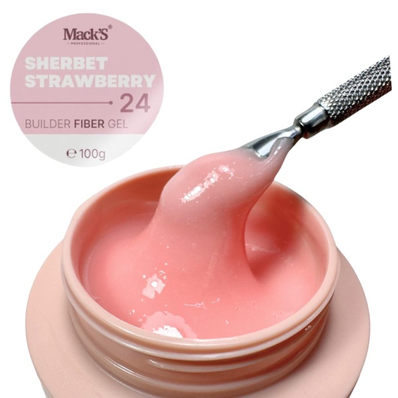 Fiber Sherbet Straswberry 24 /100g