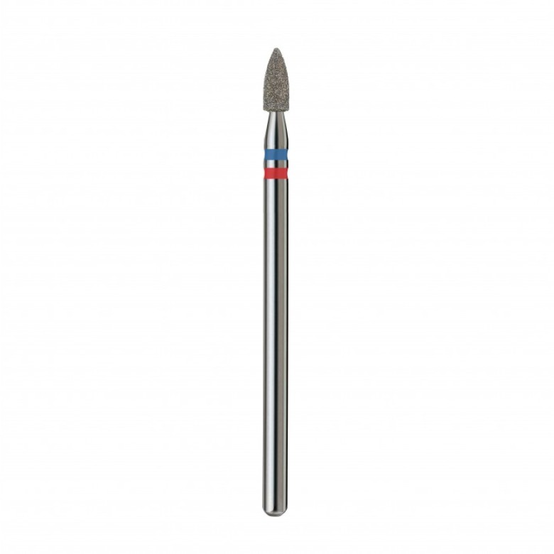 #147 Capat de freza /Con varf rotungit/Albastru+Rosu/25