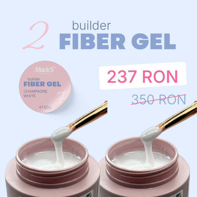 2X Fiber Champagne White 7/50g.