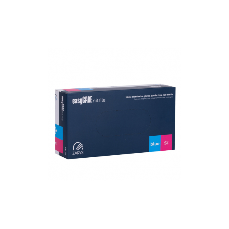 Manusi nitril de unica folosinta, Blue, S, 100 buc