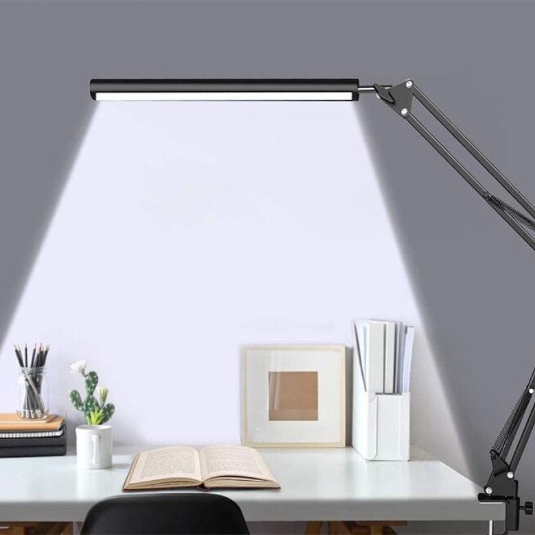 Lampa de birou cu clemă 12w black