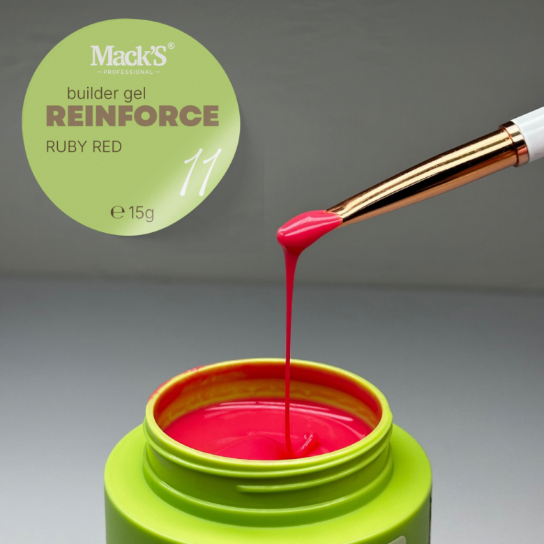 Reinforce Builder Gel Ruby Red 11/15g