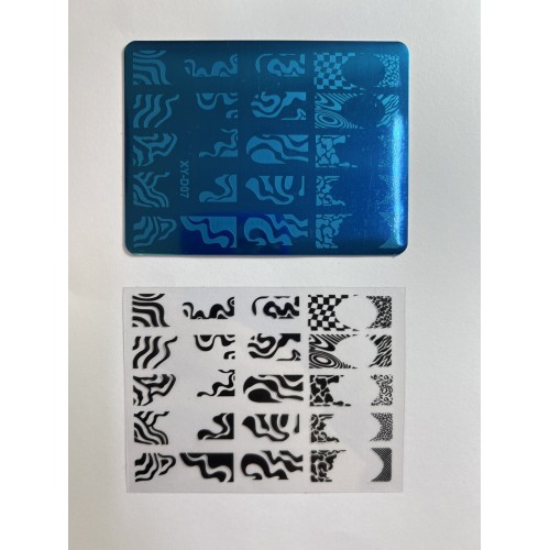 Stamping plate XY-D07