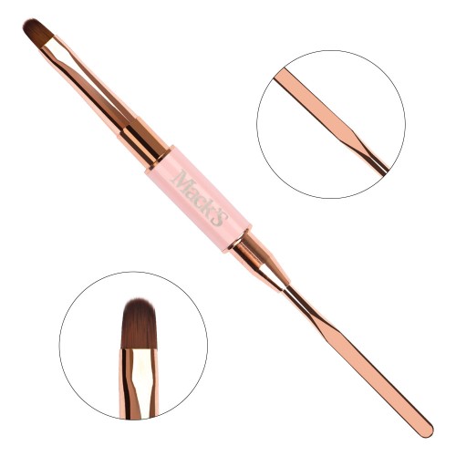 Pensula cu spatula #6 (Pink)