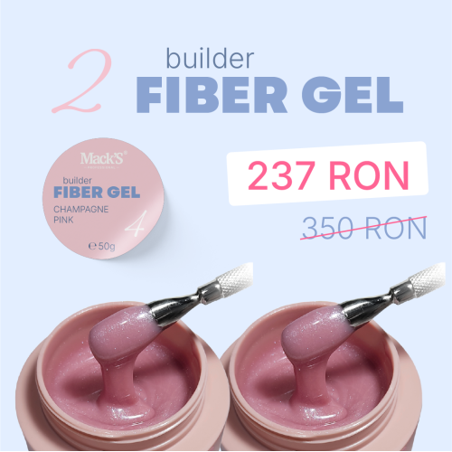 2X Fiber Champagne Pink 4/50g.