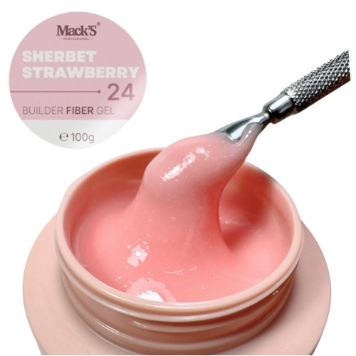 Fiber Sherbet Straswberry 24 /100g