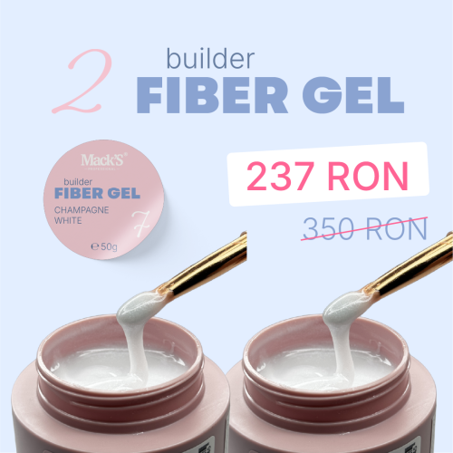 2X Fiber Champagne White 7/50g.